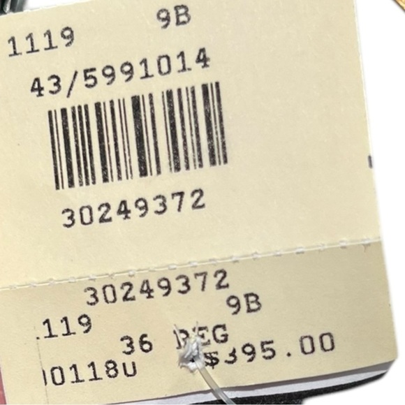 🌻NEW w.tags Vigano Gray Wool Straight Leg Flat Front Dress Pants Men's Size 36 - Picture 11 of 12